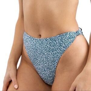 Rhythm Marina knotted high waisted swim bottom